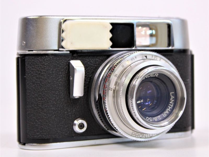 Vintage Voigtlander Vito CL camera in lederen etui - jaren '60